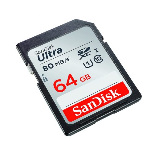 SanDisk SDSDUNC-064G-GZFIN Ultra Tarjeta de memoria SDXC de 64 GB - hasta 80 MB/s, Clase 10 FFP